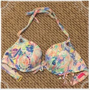 NWOT Victoria’s Secret push-up bikini top 34 D